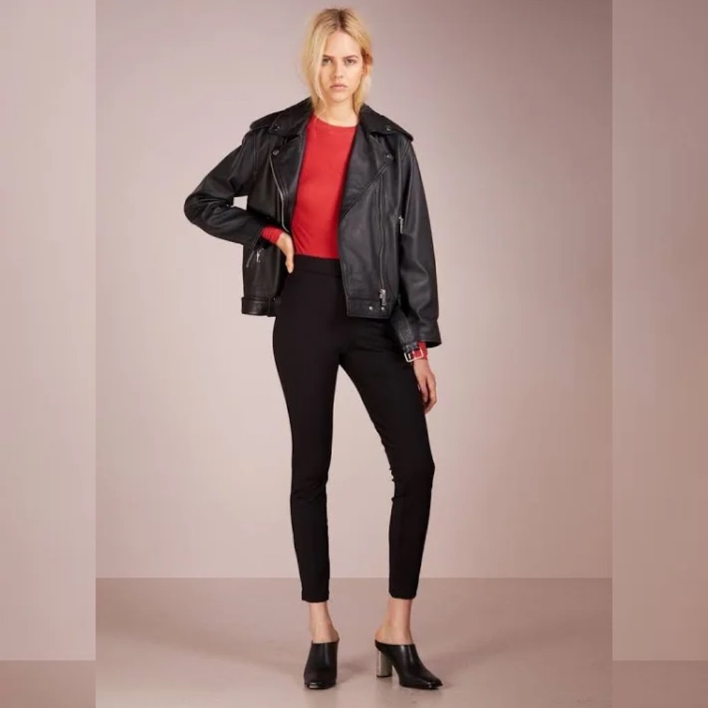 J. Crew Black Leggings Any Day Stretch Ponte  Médium